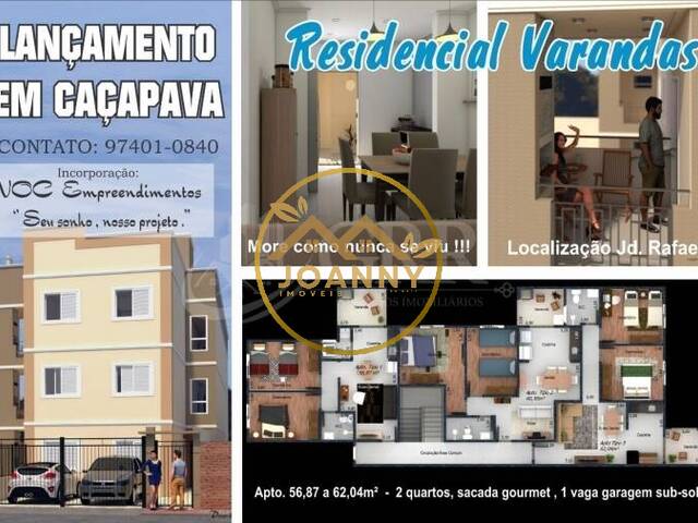 #AP03331 - Apartamento para Venda em Caçapava - SP - 1